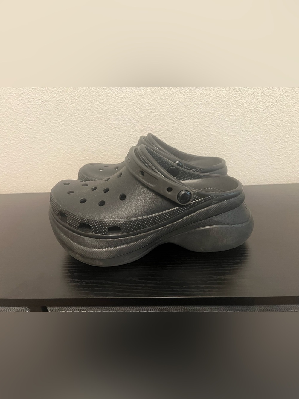 CROCS Platform Clog in Black - Picture 5 of 6